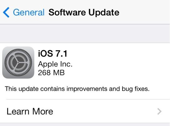 Apple-iOS 7.1