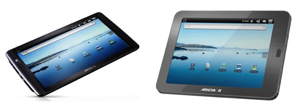 Archos Rolls Out Arnova 8 and 10 Android 2.1 Tablets