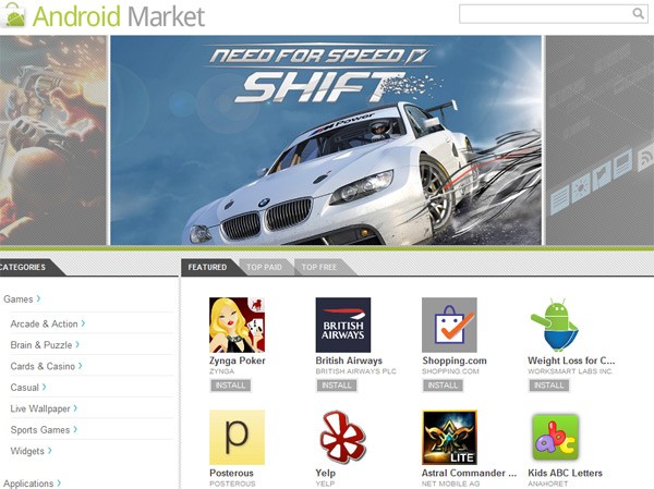 Google’s Android Honeycomb OS and Android Market Website Officially Announced