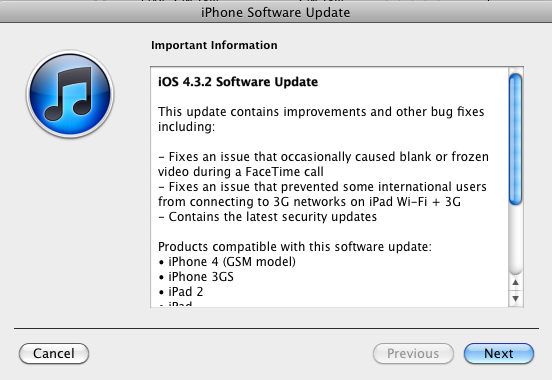 Apple Officially Rolls Out iOS 4.3.2 for iPhone, iPad and iPod Touch Devices (Update: Jailbreaked)