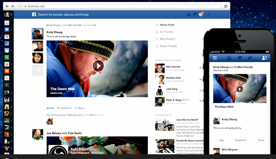 Facebook Releases a Whole New News Feed Design