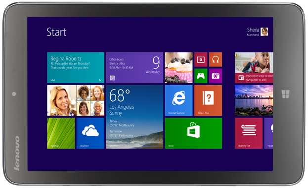 Lenovo ThinkPad 8 Breaks Cover! 8-Inch Windows Tablet Packs HD Screen and 2.4GHz Quad-Core Processor.