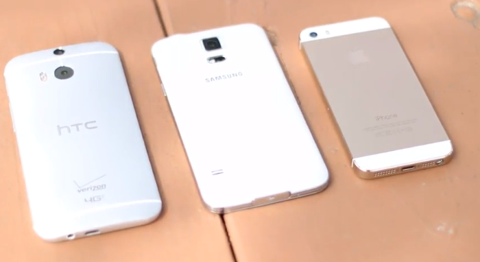 Video: Drop Test Samsung Galaxy S 5 Vs iPhone 5S, VS HTC One M8, Which Stronger