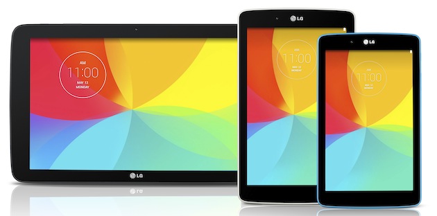 LG Announces a Trio of G Pad Android Tablets