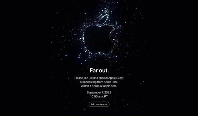 Apple Announces Sept. 7 Event, New iPhone 14, Watch Series 8 Expected