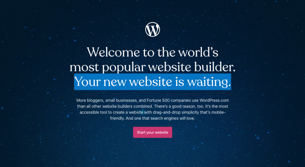 Wordpress website builder