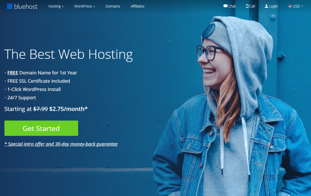 BlueHost- Web Hosting