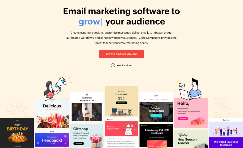 Zoho Campaigns Email Marketing