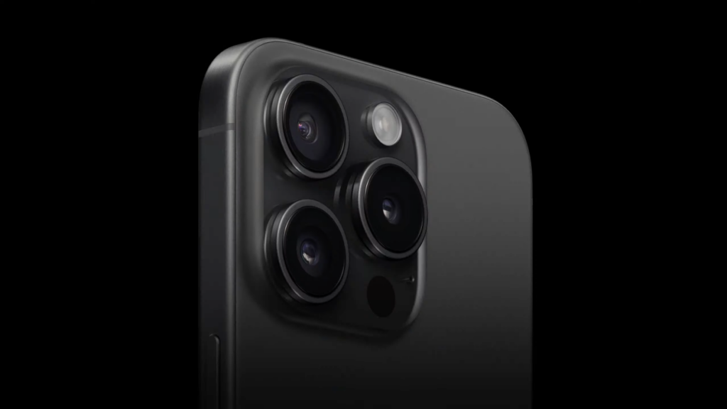 iPhone 15 pro cameras