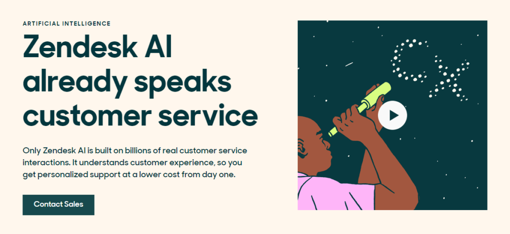 Zendesk AI chat