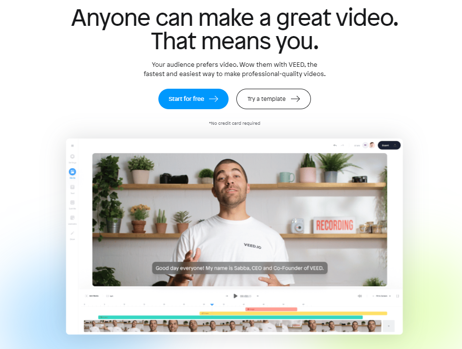 Veed AI Video 